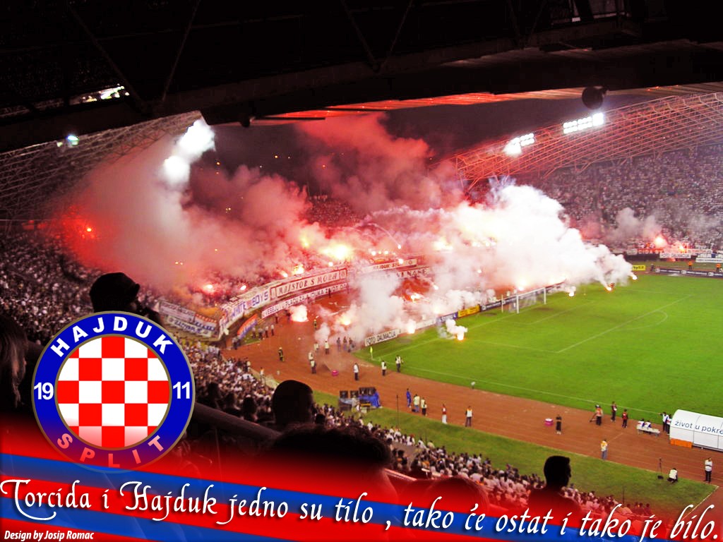 Hajduk Split Ultras (Torcida Split) - Best Moments 