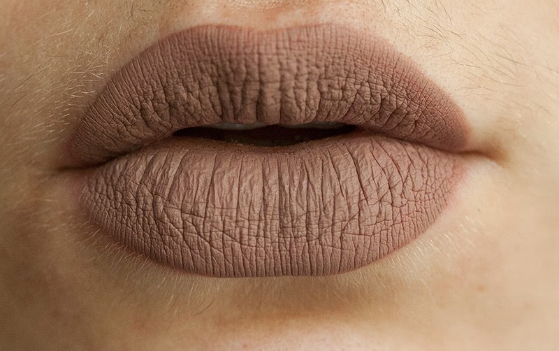 beautybarbaby matte attack in scandal and fuzzy sweater peachy noon