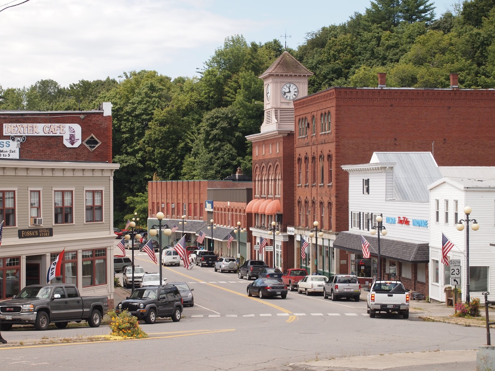Downtown Dexter, Maine. North america travel, Maine, North america