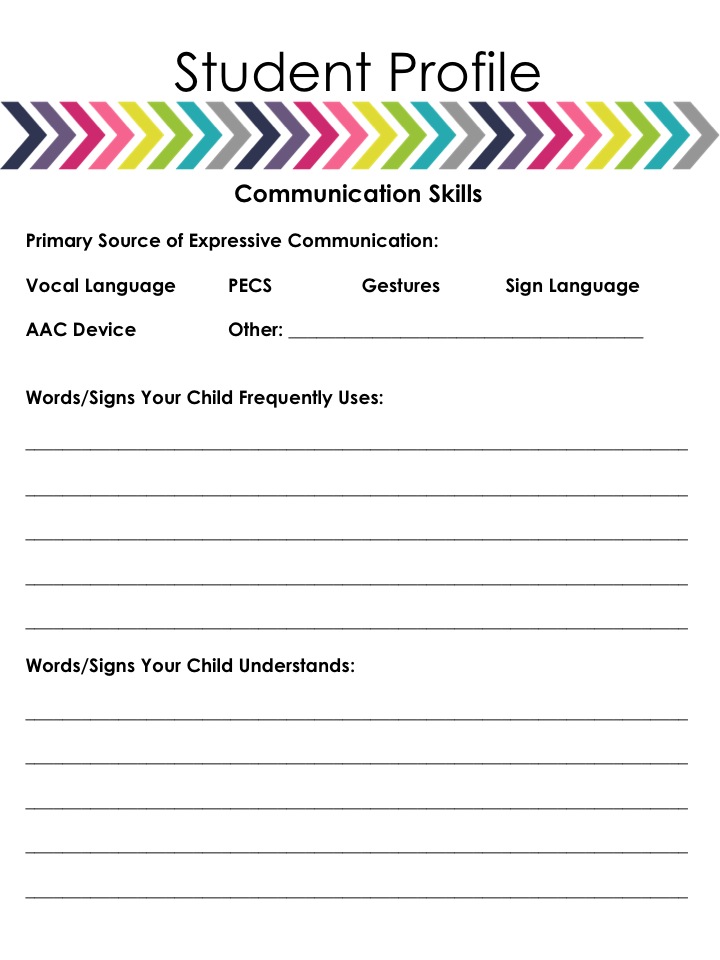 student profile form coles thecolossus co student information form