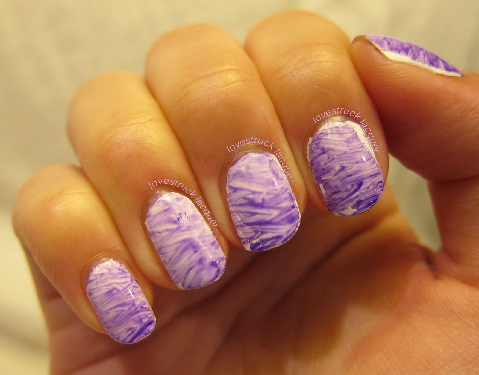 Lovestruck Lacquer Fan Brush Nail Art