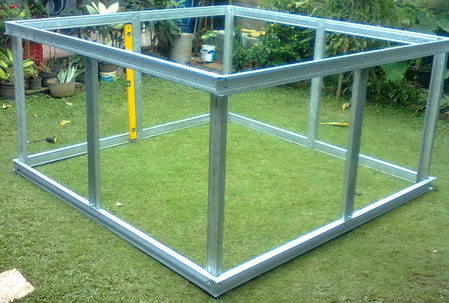 Cara membuat Kolam dari Terpal