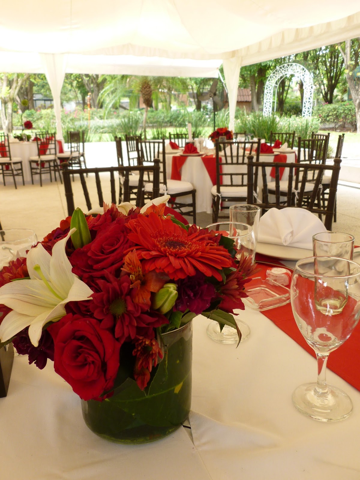 QUINTA PAVO REAL DEL RINCON - JARDÍN DE EVENTOS: Centros de mesa