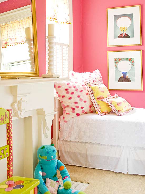 New Home Interior Design Pink and Red Bedrooms