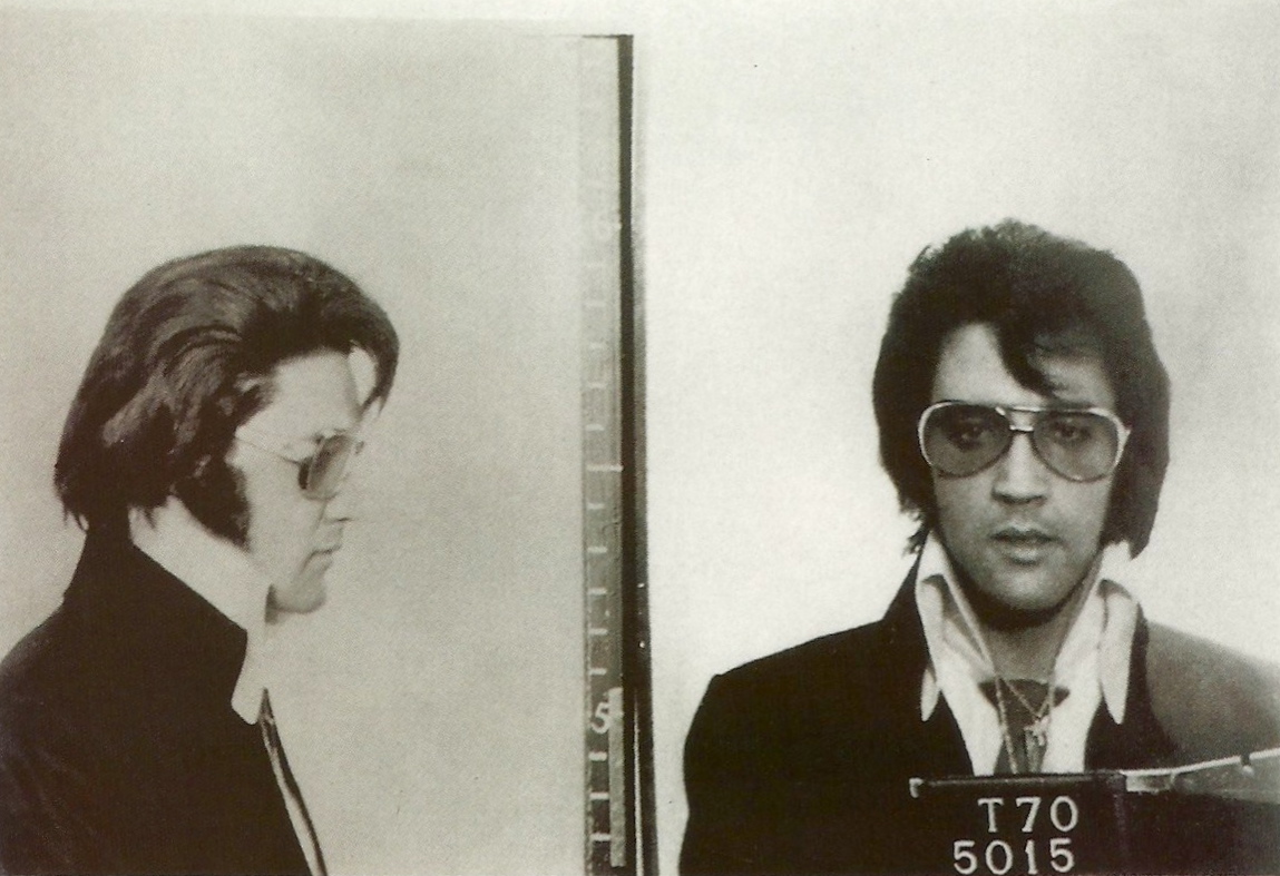 My Favorite Movies and Stars: Elvis Presley - Mug Shot