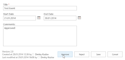 SharePoint Content Approval Status on Edit form