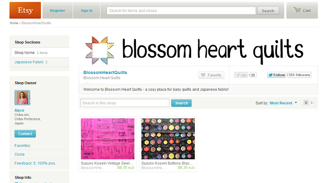 Blossom Heart Quilts Etsy store
