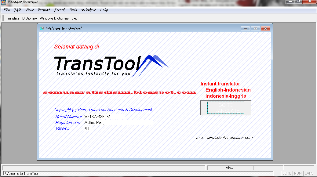 Download Transtool 9 Free Full Version revizionvital