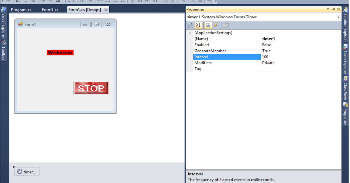Tutorial Show text with marquee using timer control in windows