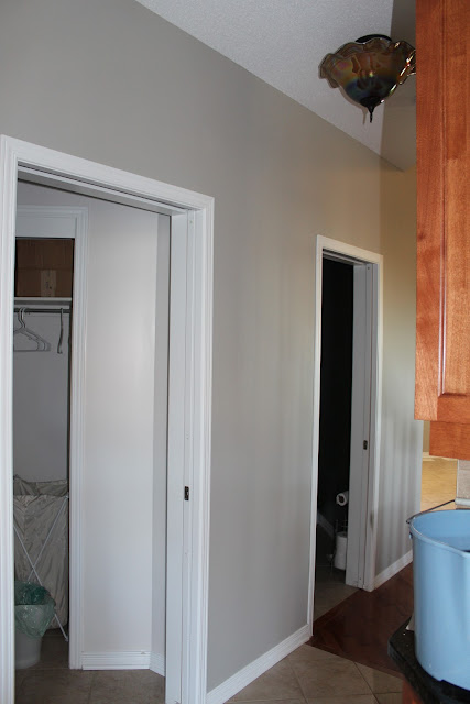 Paint your walls with Sherwin Williams Mindful Gray  #Mindful Gray #Paint colors #Sherwin Williams @SettingforFour