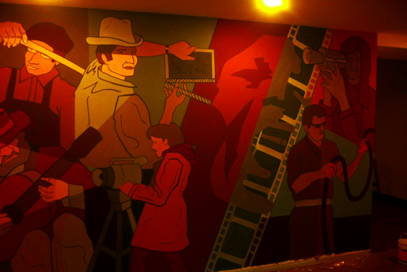 Mural en Cineteatro Cnel Vidal