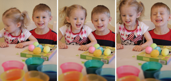 The Easiest Way to Dye Easter Eggs with Toddlers! #PAASEaster