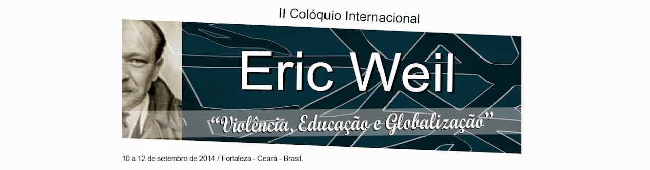 II Colóquio Internacional Eric Weil