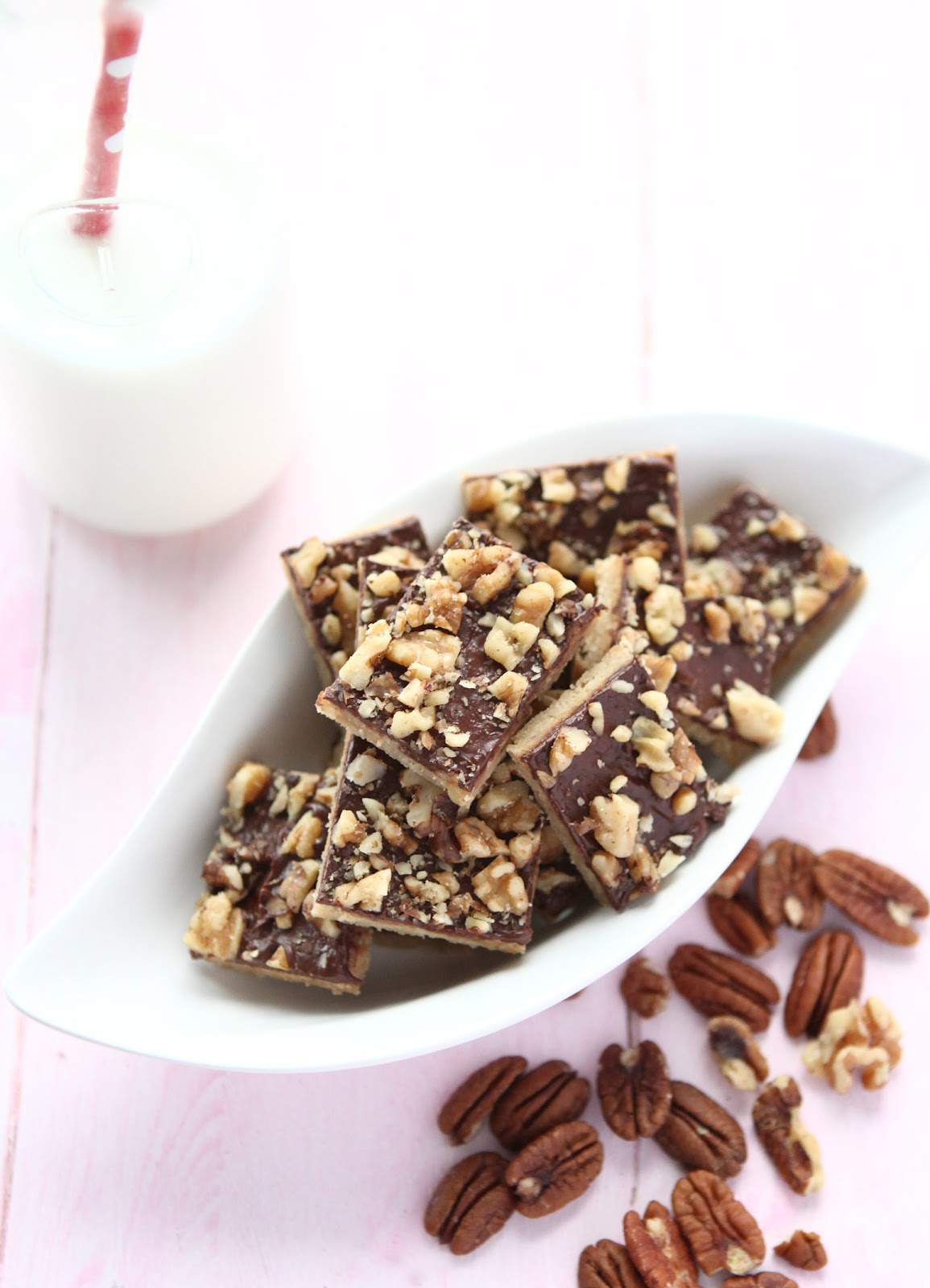 sabrinasue Chocolate Walnut Toffee Bars or "Scrat" would go crazy for