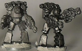 Detail of Critical Mass Games Draco Battlesuit