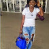 Annie Idibia Steps Out In Distressed Jeans