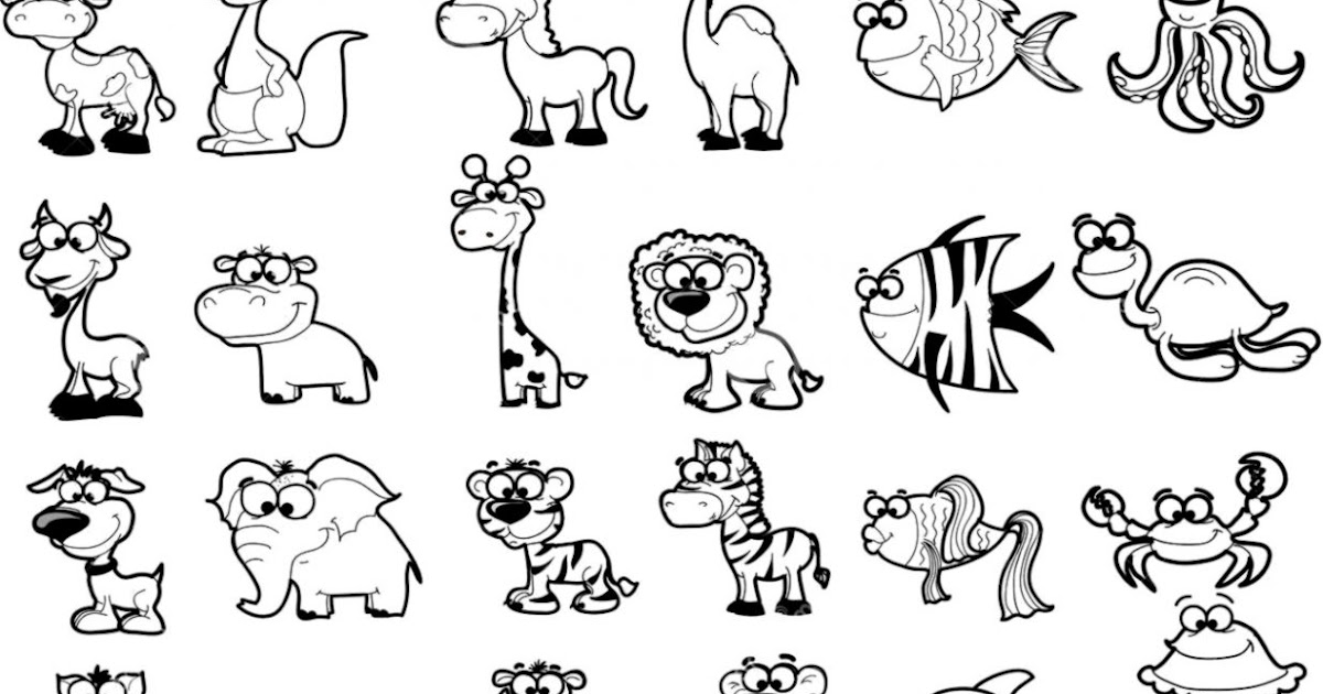 Rainforest Animals Clipart Black And White Amazing Wallpapers