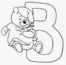 Winnie Pooh Abc Coloring Pages 3