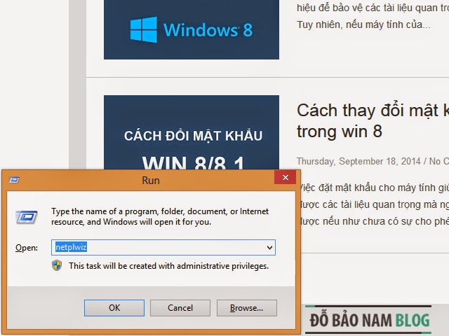 Cách gỡ bỏ mật khẩu đăng nhập Windows 8/ 8.1 Cách gỡ bỏ mật khẩu đăng nhập Windows 8/ 8.1