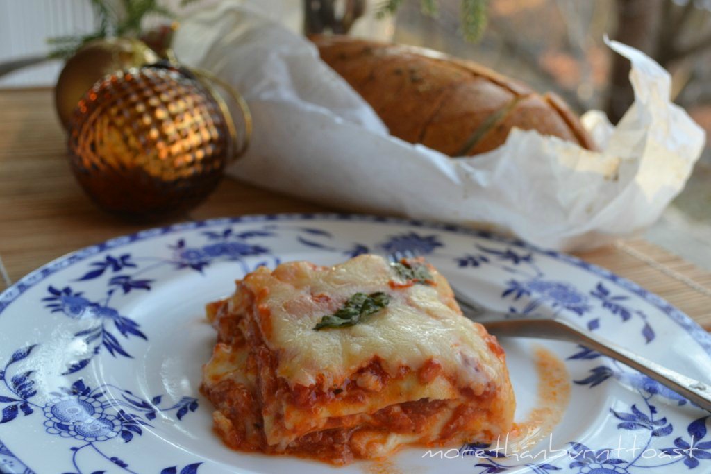 more than burnt toast My Version of Thousand Layer Lasagna with Garlic