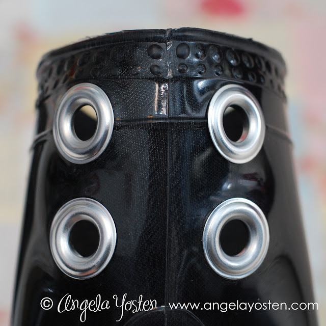 Angela Yosten April Showers... Rain Boot Tutorial