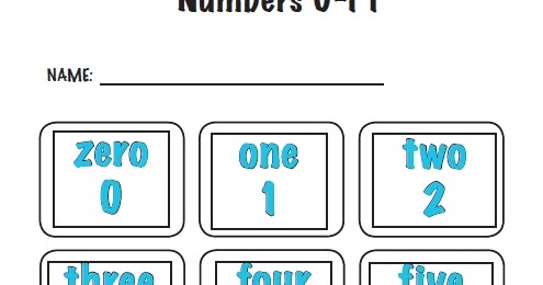 The Best of Teacher Entrepreneurs: Number Card Freebie