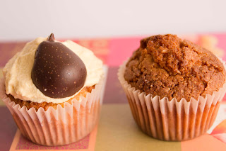 Cupcakes de pera y canela