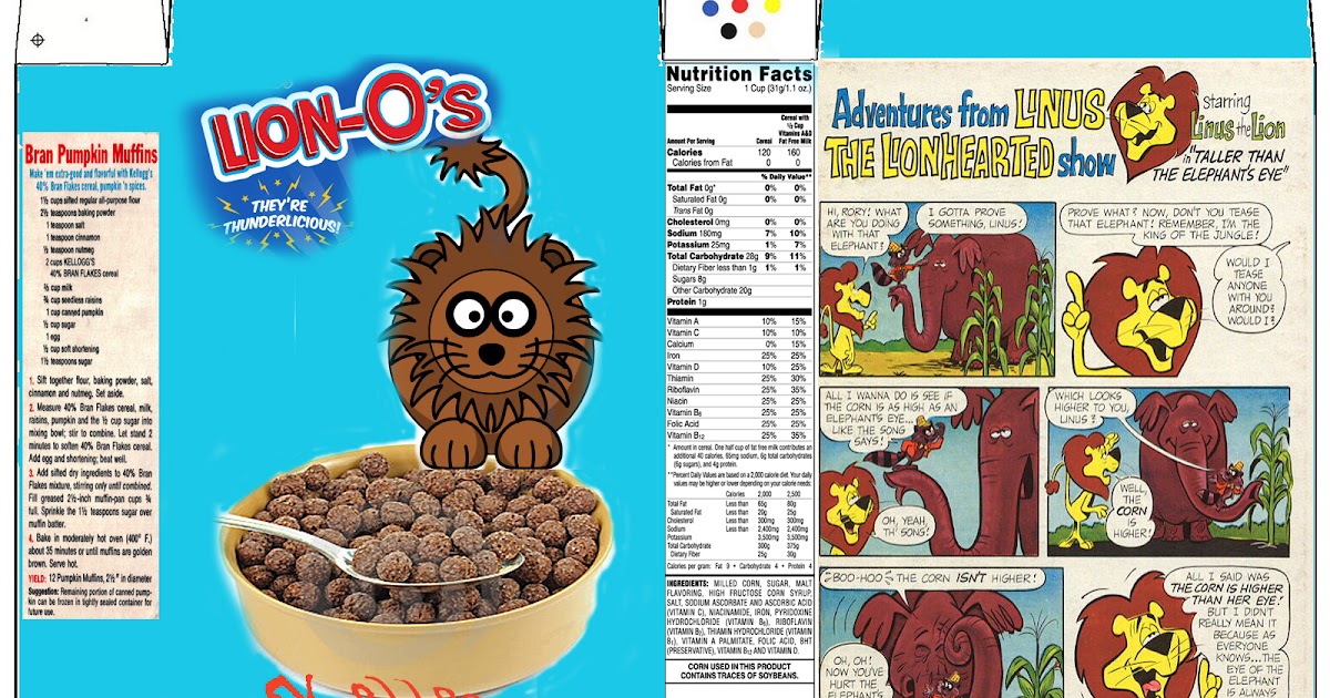 Chelsea Posey Cereal Box Dieline
