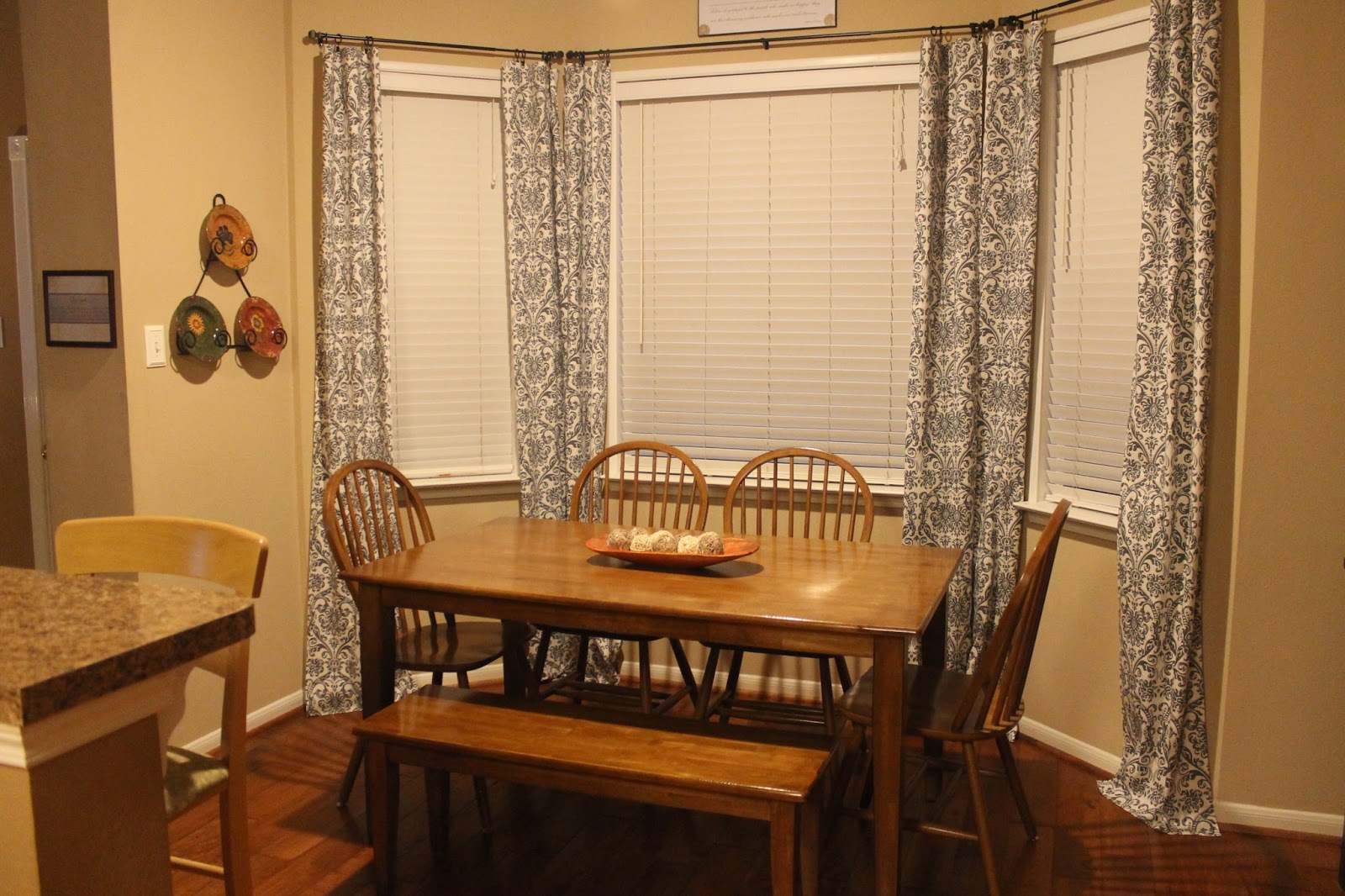 Texas Decor No Sew Kitchen Curtains