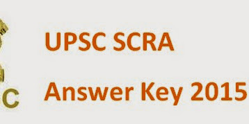 SCRA Answer Key 2015 Solved Question Paper 2015 www.upsc.gov.in SCRA Exam Answers 2015 Expected Cut Off Marks