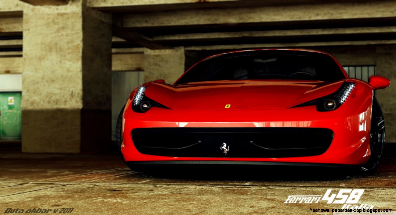 Ferrari 458 Italia 3D Max HD desktop wallpaper  High Definition