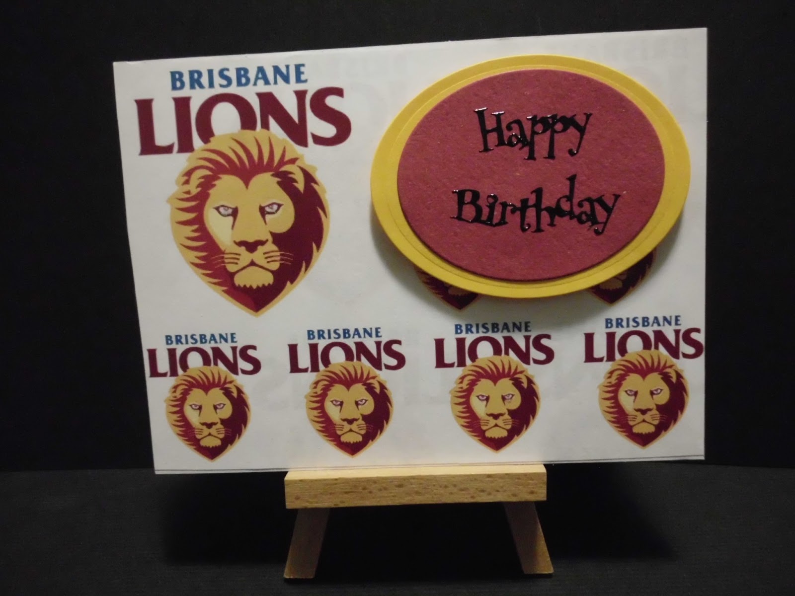 Roffeycreations Brisbane Lions Cards