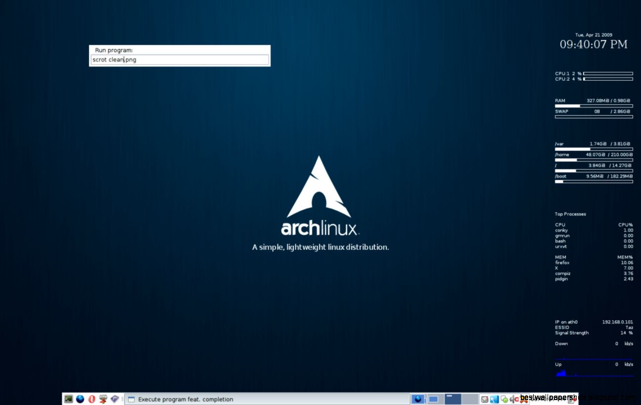 Arch Linux Newsletter May 2009 Arch Linux Newsletter May 2009