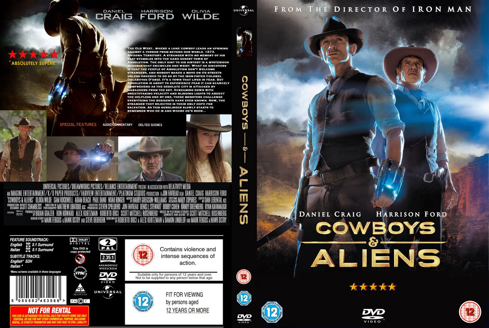 TIENDA DEL DVD: COWBOYS VS ALIENS (Cowboys & Aliens)