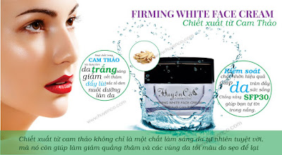 Kem dưỡng trắng da mặt ban ngày - Firming White Face Creamx