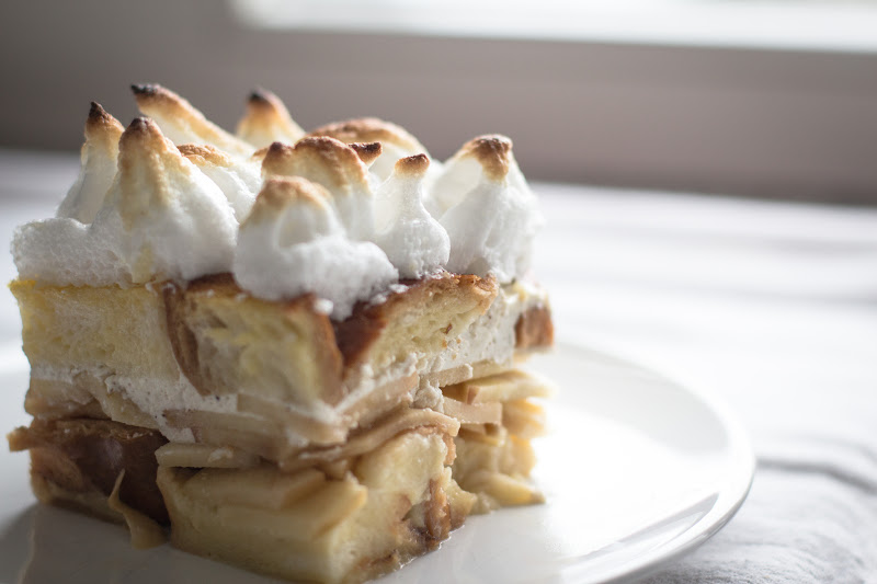 bake your slovak roots / slovenské korene Apple Cheese Bread Pudding