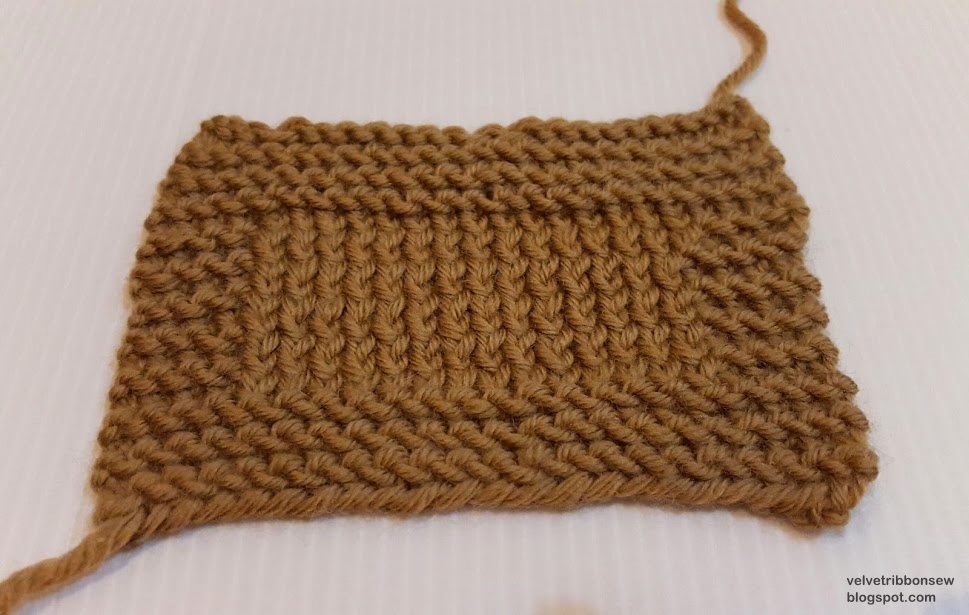 Velvet Ribbon: First Knitting Project - Infinity Scarf