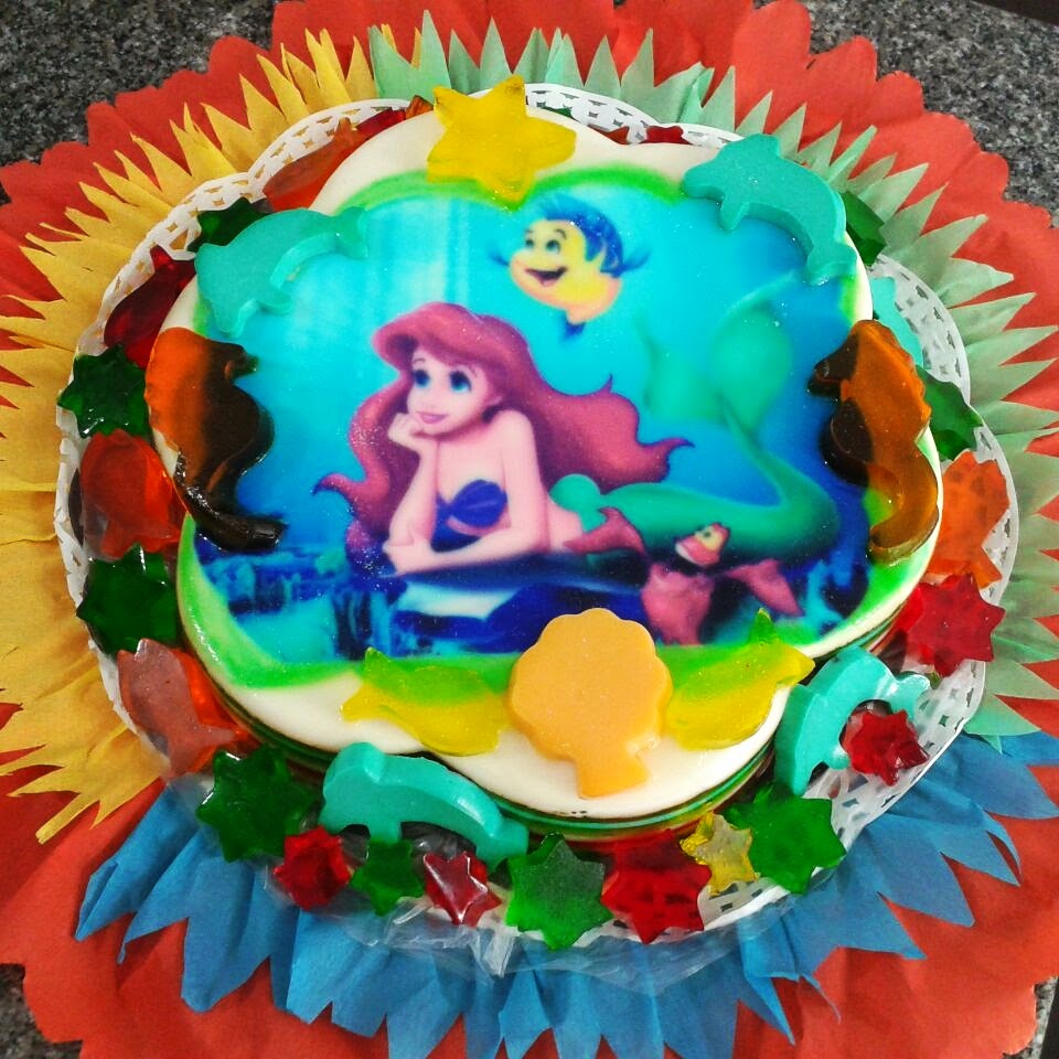 Tortas Yigoyen Gelatina La Sirenita The Little Mermaid yigoyen