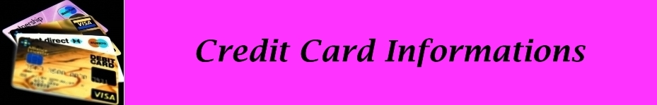 Credit Card Information Blog