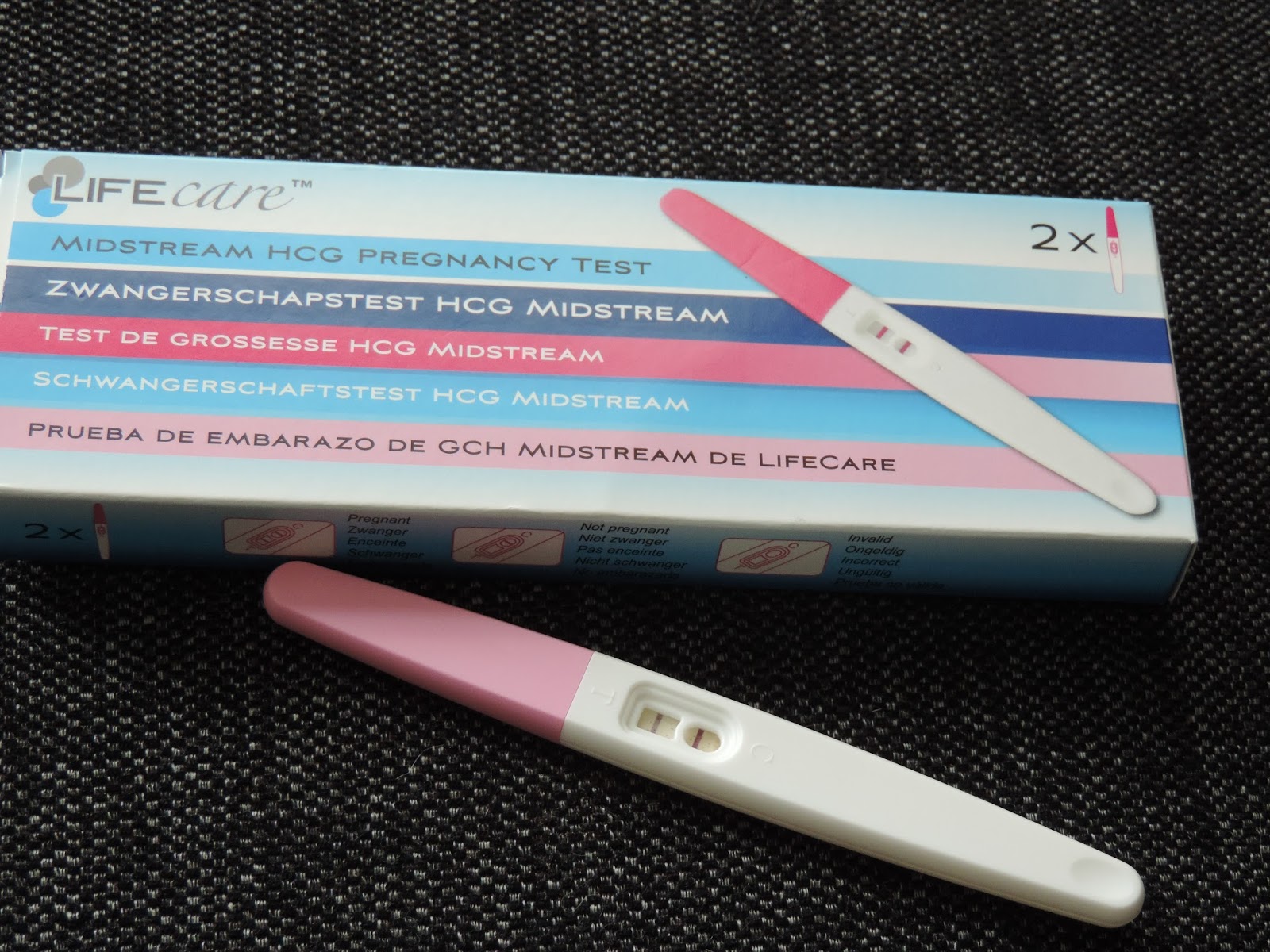 Mijn leven in beeld De positieve zwangerschap test!