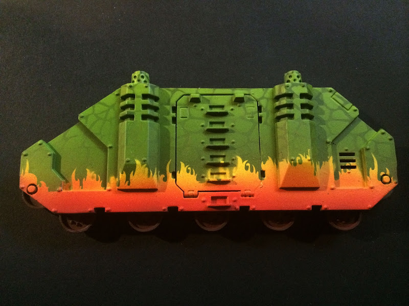 Fallout Hobbies new Micro Airbrush Stencil line Salamanders%2B1