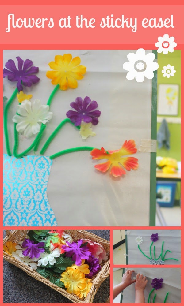 scrumdillydo! flowers at the sticky easel