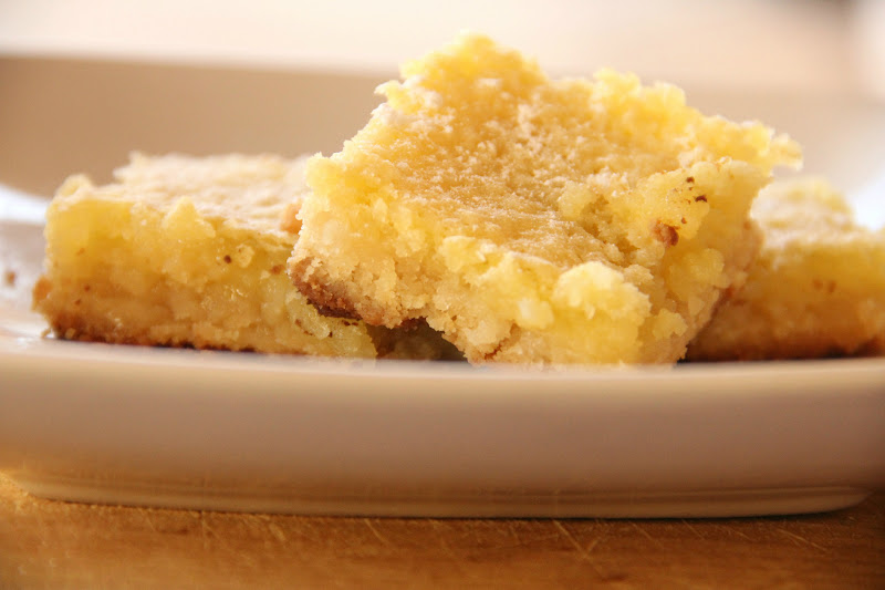 My Happy Place {coconut crusted} lemon bars