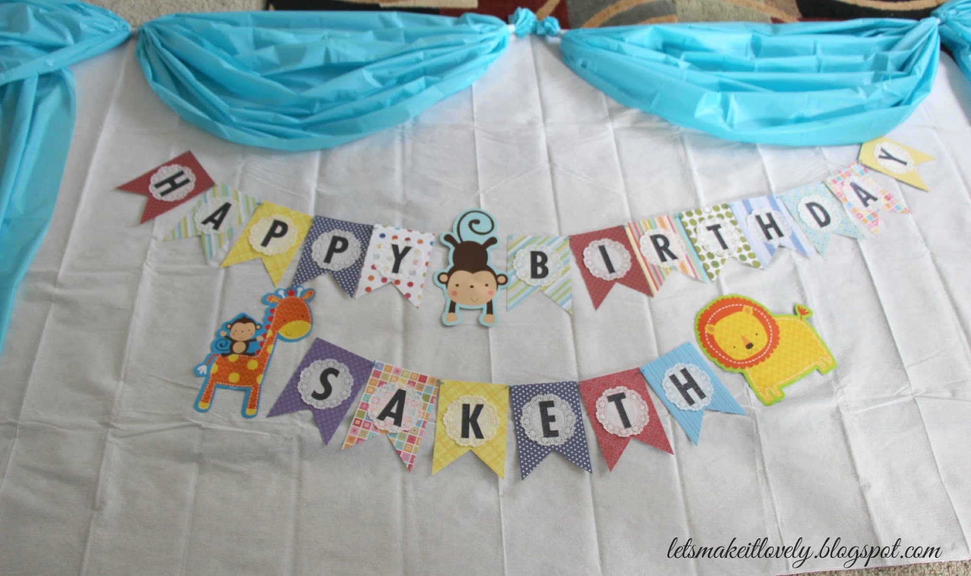 Let S Make It Lovely Diy Birthday Party Backdrop Decor And More