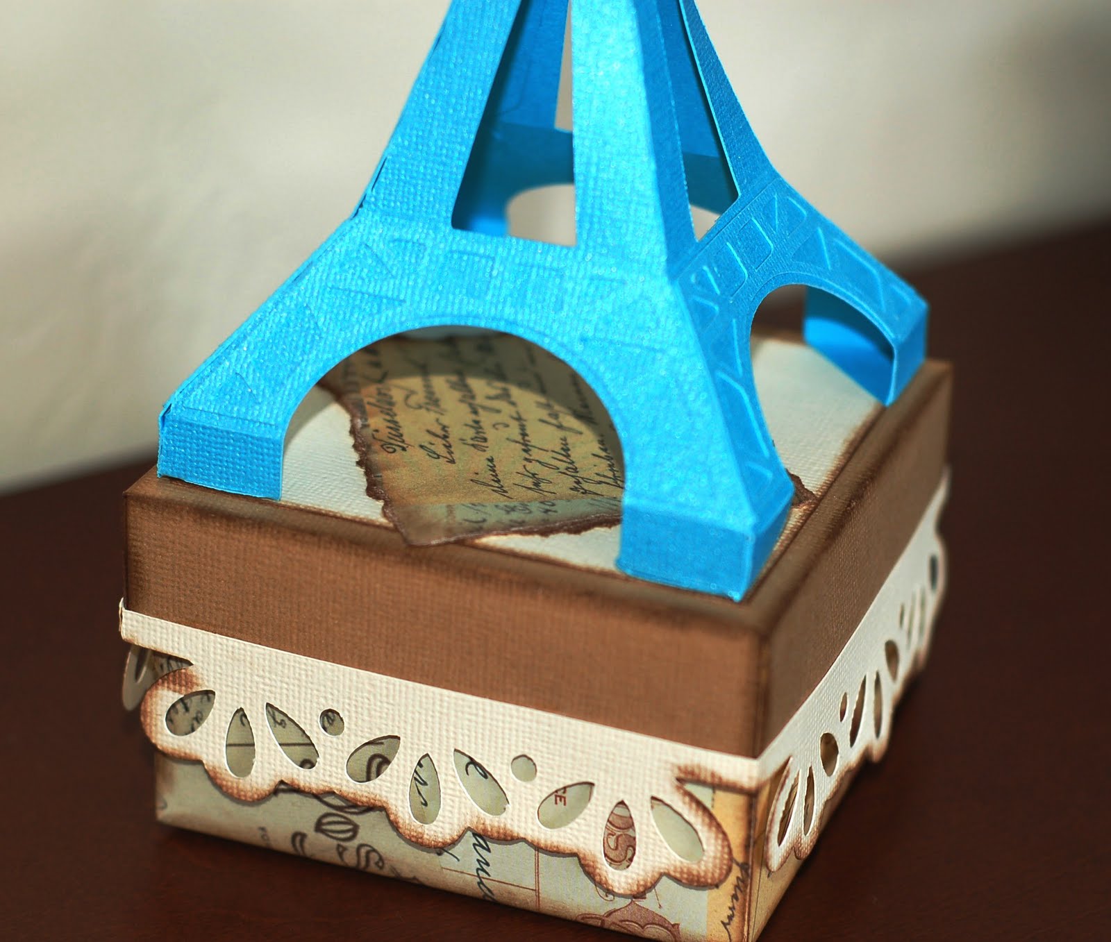 Paper Creations by Kristin Eiffel Tower Box