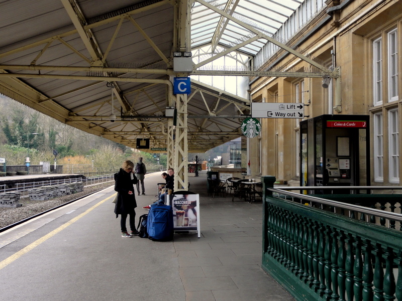 TRAVEL AND LIFESTYLE DIARIES England, UK Bath Spa Railway Station