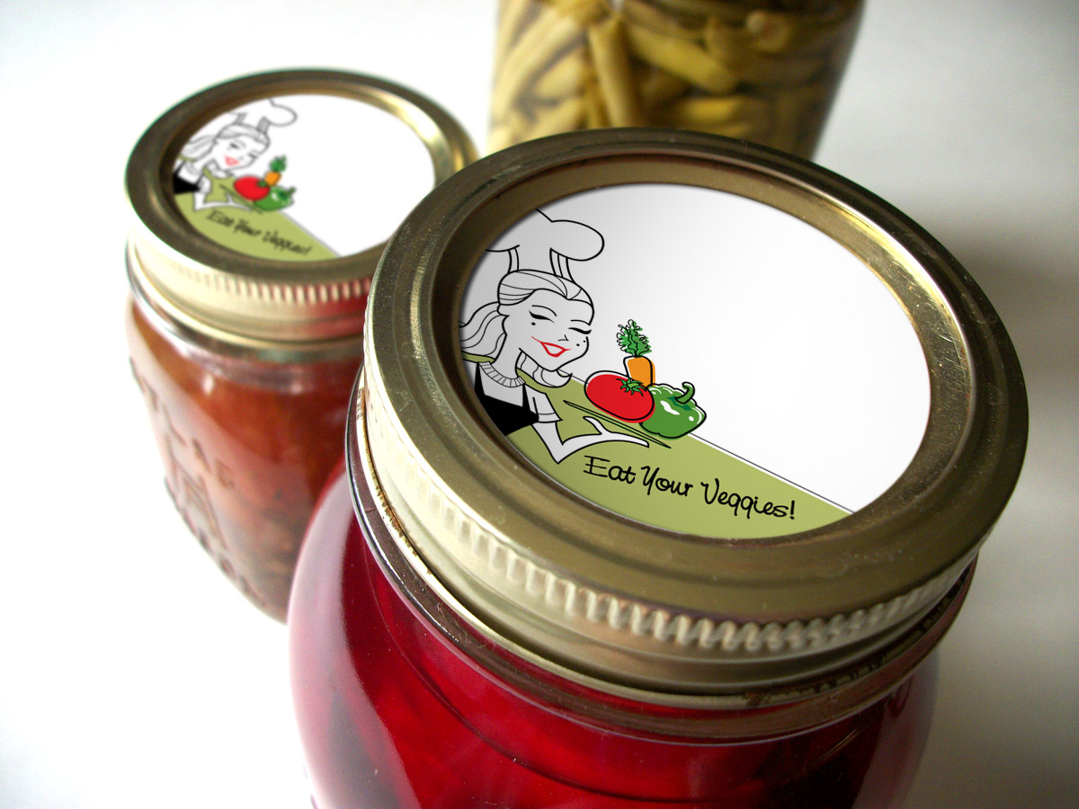 Honey labels for mason jars