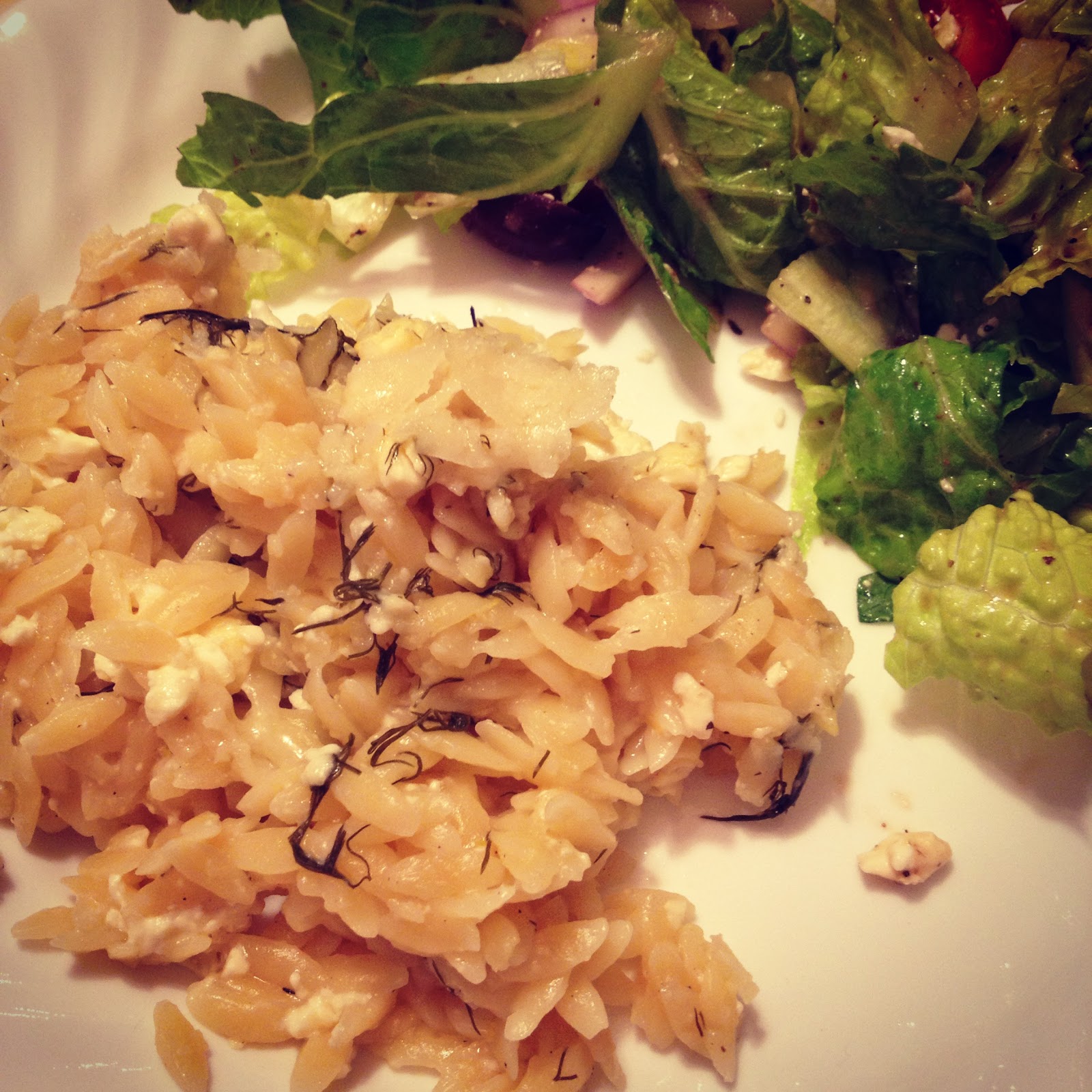 chicken, lemon and dill with orzo Adventures of Cecelia Bedelia