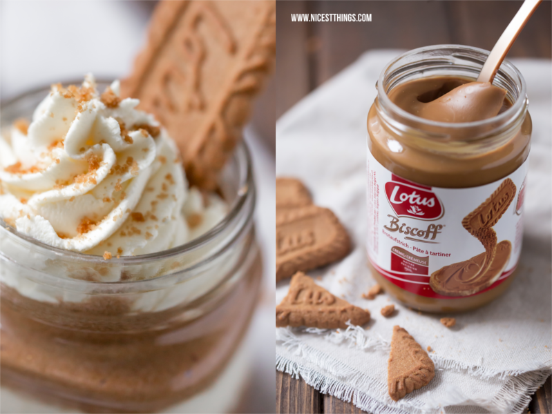 Karamell Mousse Rezept: Biscoff Mousse mit Lotus Biscoff