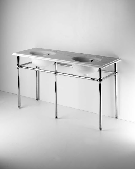 LET'S STAY Vintage style console sink and wash hand basins